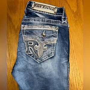 Women’s Rock Revival Bootcut Jeans Size 25 Long